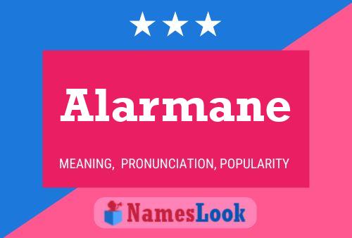 Poster del nome Alarmane