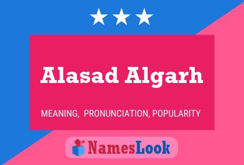 Poster del nome Alasad Algarh