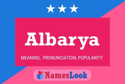 Poster del nome Albarya