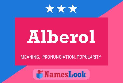 Poster del nome Alberol