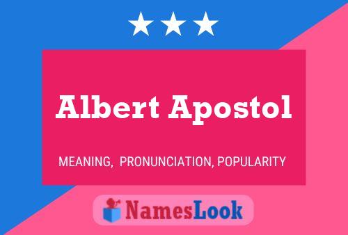 Poster del nome Albert Apostol