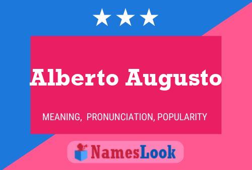 Poster del nome Alberto Augusto