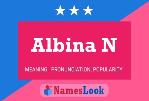 Poster del nome Albina N