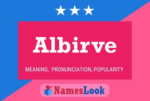 Poster del nome Albirve