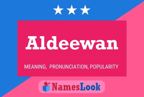 Poster del nome Aldeewan