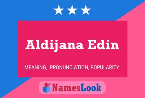 Poster del nome Aldijana Edin