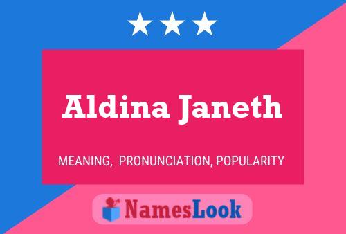 Poster del nome Aldina Janeth