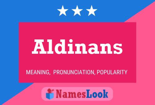 Poster del nome Aldinans