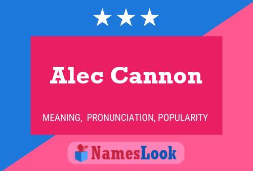 Poster del nome Alec Cannon