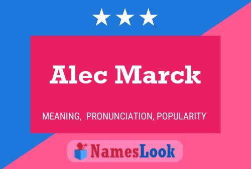 Poster del nome Alec Marck