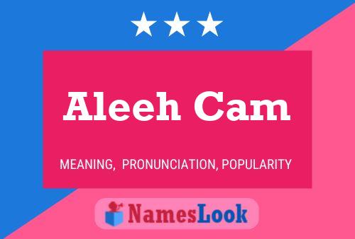 Poster del nome Aleeh Cam