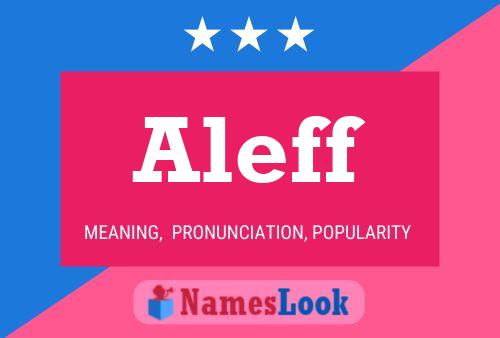 Poster del nome Aleff