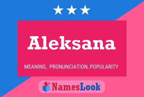 Poster del nome Aleksana