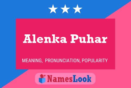 Poster del nome Alenka Puhar