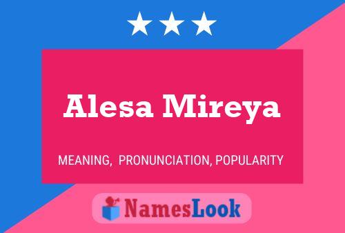 Poster del nome Alesa Mireya