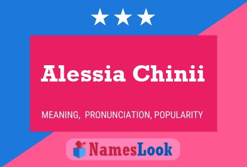 Poster del nome Alessia Chinii