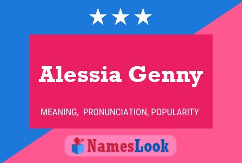 Poster del nome Alessia Genny