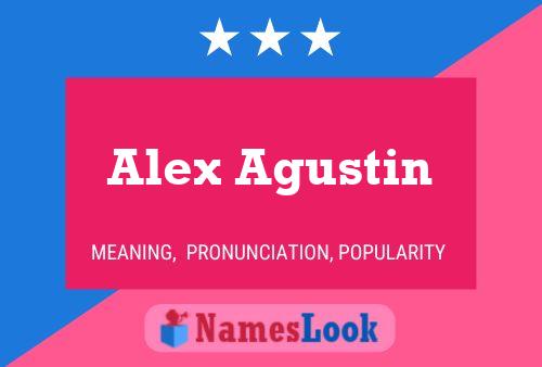 Poster del nome Alex Agustin