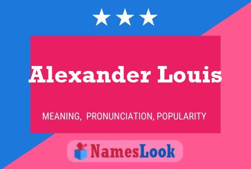 Poster del nome Alexander Louis