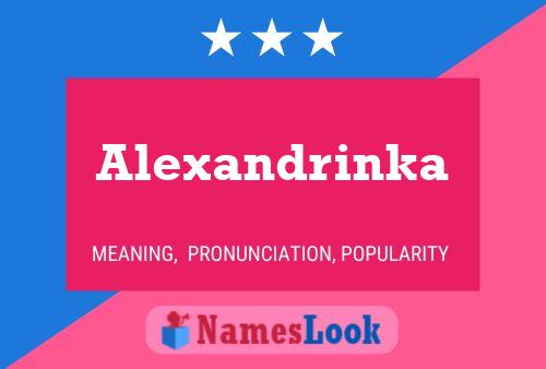 Poster del nome Alexandrinka