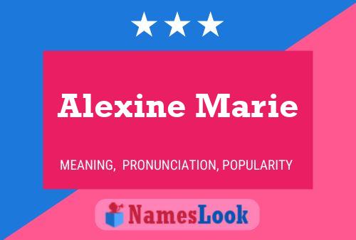 Poster del nome Alexine Marie