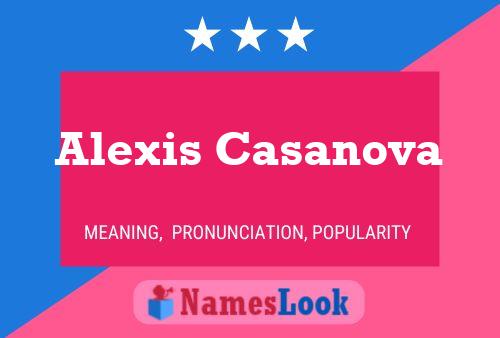 Poster del nome Alexis Casanova