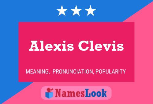 Poster del nome Alexis Clevis