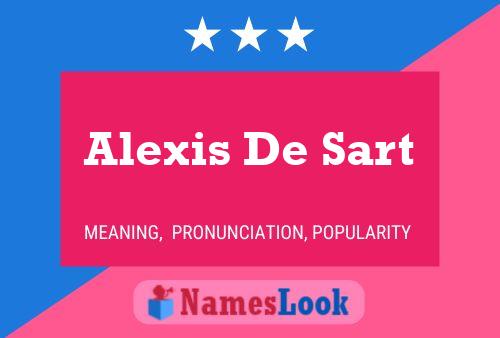 Poster del nome Alexis De Sart