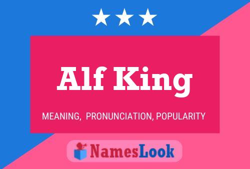 Poster del nome Alf King