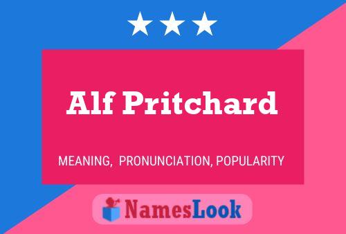 Poster del nome Alf Pritchard