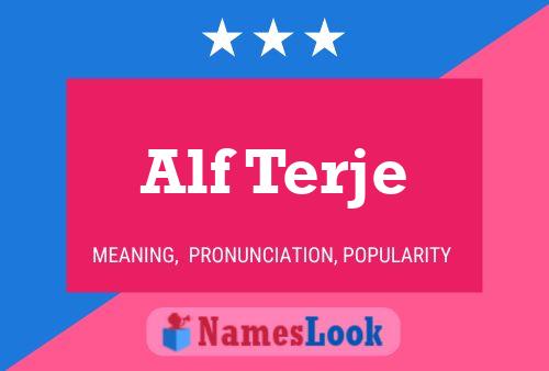 Poster del nome Alf Terje