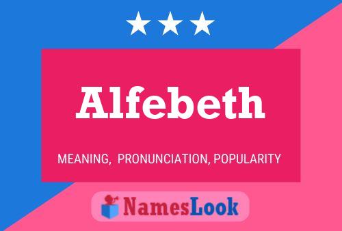 Poster del nome Alfebeth