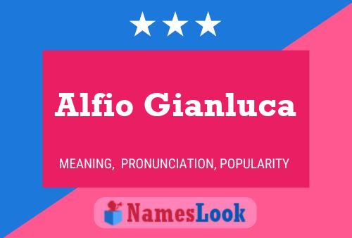 Poster del nome Alfio Gianluca