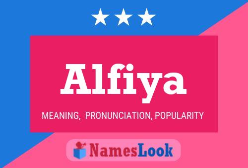 Poster del nome Alfiya