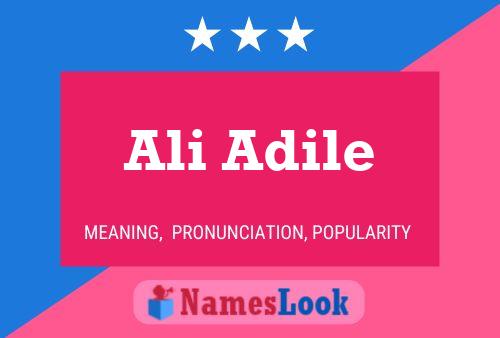 Poster del nome Ali Adile