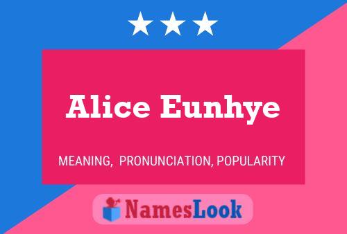 Poster del nome Alice Eunhye