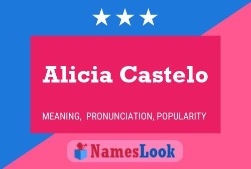 Poster del nome Alicia Castelo