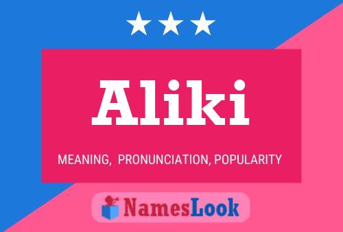 Poster del nome Aliki