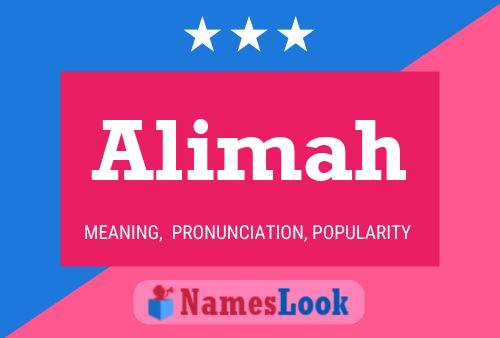 Poster del nome Alimah