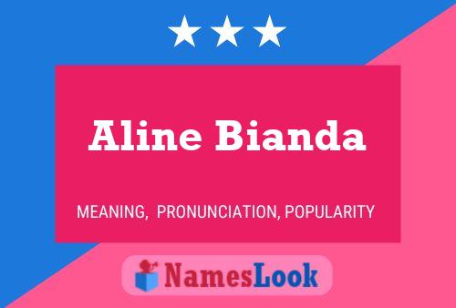 Poster del nome Aline Bianda