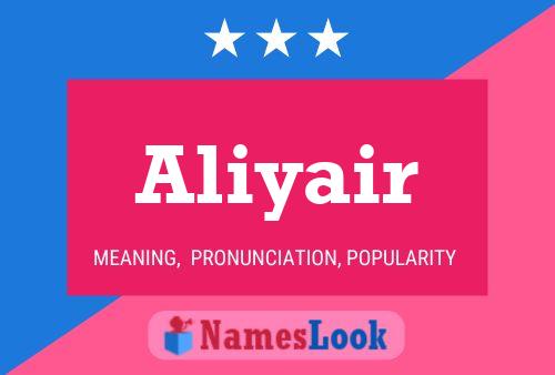 Poster del nome Aliyair