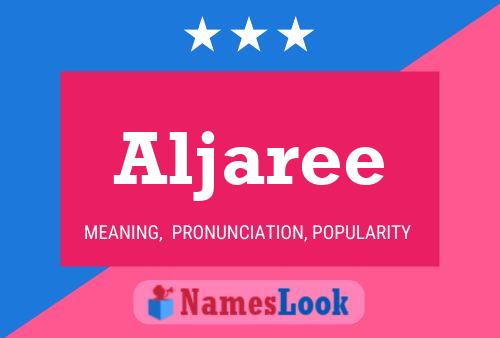 Poster del nome Aljaree