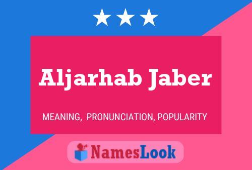 Poster del nome Aljarhab Jaber