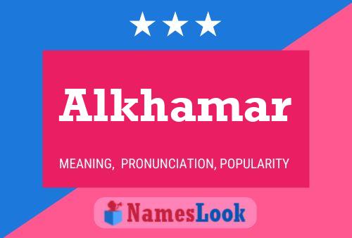 Poster del nome Alkhamar