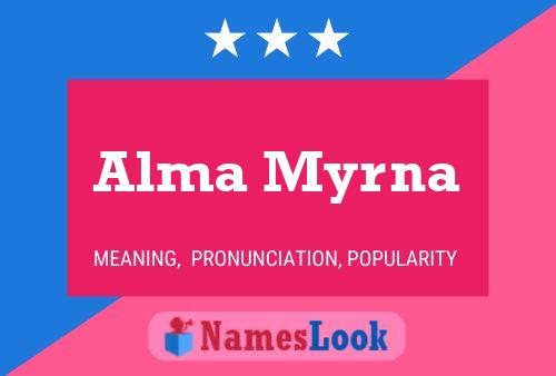 Poster del nome Alma Myrna