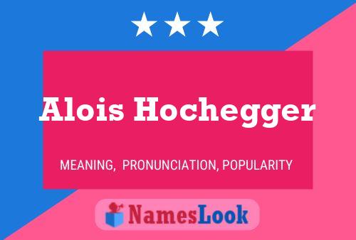 Poster del nome Alois Hochegger