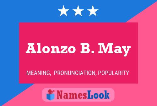 Poster del nome Alonzo B. May