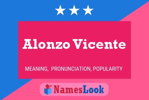 Poster del nome Alonzo Vicente