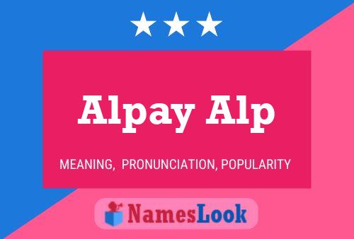 Poster del nome Alpay Alp