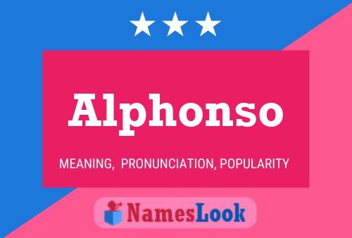 Poster del nome Alphonso